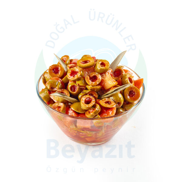Dilimlenmiş Yeşil Zeytin